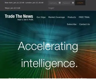 Tradethenews.com(Trade The News) Screenshot