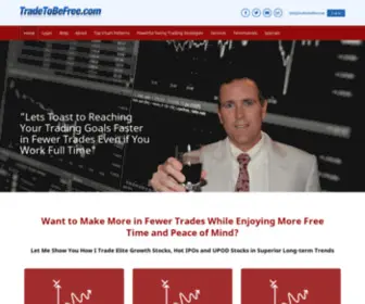 Tradetobefree.com(Swing Trading and Channeling Stocks) Screenshot