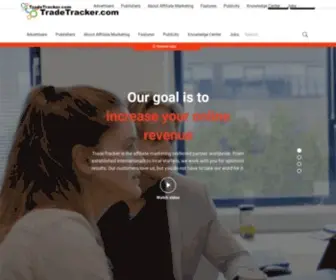 Tradetracker.com(Chosen as UK's Nr.1 Affiliate Network) Screenshot