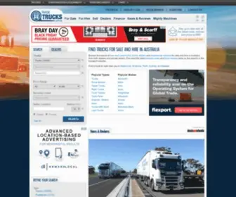 Tradetrucks.com.au(Trucks For Sale in Australia) Screenshot