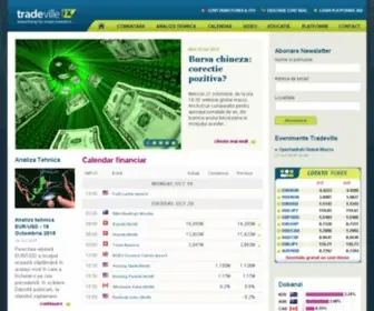 Tradevillefx.eu(Tranzactii Forex Romania) Screenshot