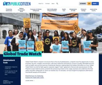 Tradewatch.org(Globalization & Trade) Screenshot