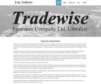 Tradewise.gi(PROMETHEUS INSURANCE COMPANY LIMITED (FORMERLY TRADEWISE INSURANCE COMPANY LIMITED) IN ADMINISTRATION) Screenshot