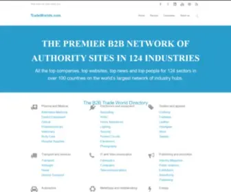 Tradeworlds.com(Network of industry hubs) Screenshot