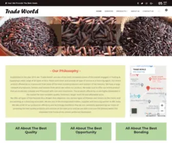 TradeWorldweb.com(Agro Trading Company India) Screenshot