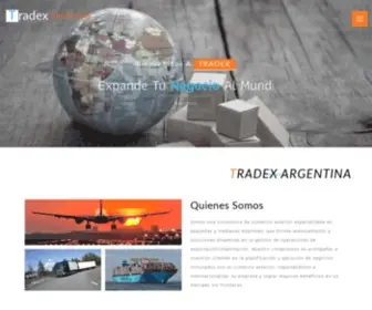 Tradexargentina.com(TRADEX Argentina) Screenshot