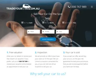Tradeyourcar.com.au(Trade Your Car) Screenshot