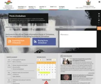 Tradezimbabwe.com(Zimbabwe Trade Information Portal) Screenshot
