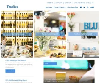 Tradies.com.au(The Sutherland District Trade Union Club) Screenshot