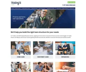 Tradiesfinance.com.au(Mortgage Manager) Screenshot