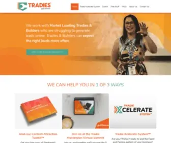 Tradiesgo.com.au(Tradies Get Online) Screenshot