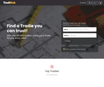 Tradihub.com.au(Find a Tradie you can trust) Screenshot