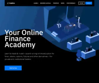 Tradimo.com(Your digital finance mentor) Screenshot