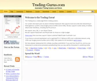 Trading-Gurus.com(Automated Trading Systems and Robots) Screenshot