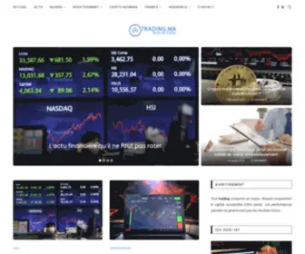 Trading.ma(Blog trading en bourse) Screenshot
