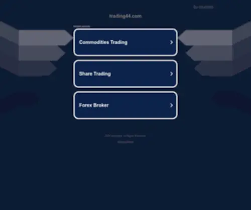 Trading44.com(Dit domein kan te koop zijn) Screenshot