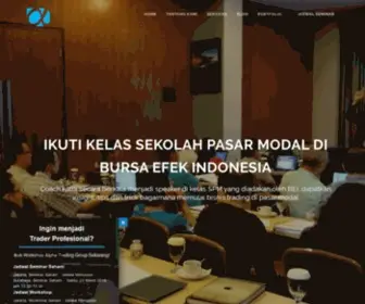 Tradingapa.com(Komunitas online trading saham yang menggunakan Technical Analysis (TA) sebagai dasar dalam pemilihan saham) Screenshot