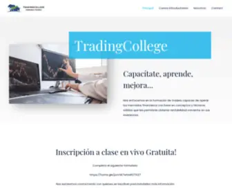 Tradingcollege.academy(Formamos traders) Screenshot