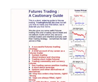 Tradingfutures.biz(Futures Trading) Screenshot