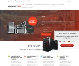 TradingfXvps.com(Trading FX VPS) Screenshot