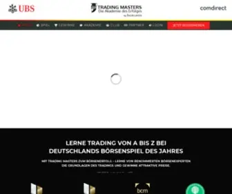 Tradingmasters.de(Mit Trading Masters zum Börsenerfolg) Screenshot