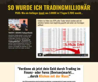 Tradingmillionaer.de(Tradingmillionaer) Screenshot