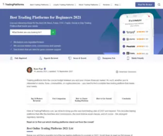 Tradingplatforms.com(Best Trading Platforms 2022) Screenshot