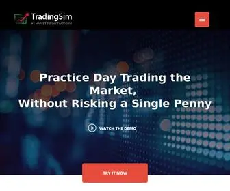 Tradingsim.com(Day Trading Simulator) Screenshot