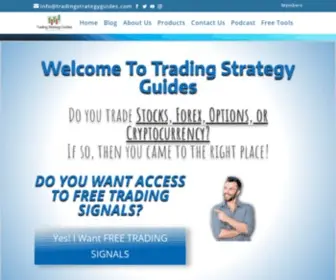 Tradingstrategyguides.com(Trading Strategy Guides) Screenshot