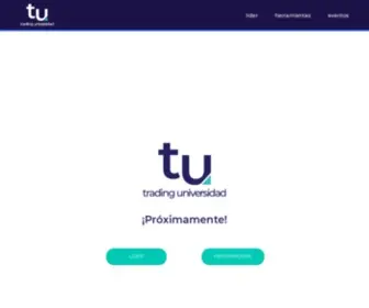 Tradinguniversidad.com(Bienvenido a Trading Universidad) Screenshot