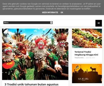 Tradisi.info(Tradisi Info menyajikan ulasan dan artikel tentang seni) Screenshot