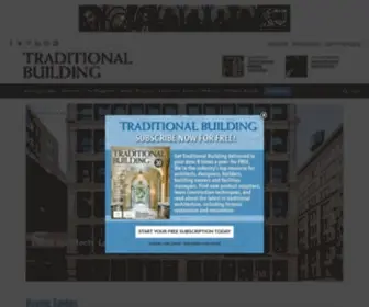 Traditionalbuilding.com(Traditional Building Magazine) Screenshot