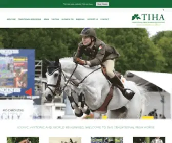 Traditionalirishhorse.com(Traditional Irish Horse Association) Screenshot