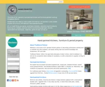 Traditionalpainter.com(Hand-painted kitchens, furniture & period property in UK) Screenshot