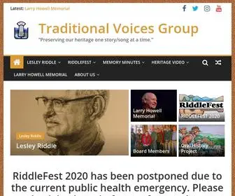 Traditionalvoicesgroup.com(Traditional Voices Group) Screenshot