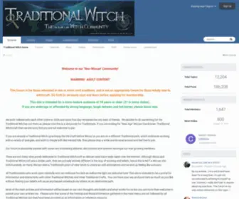 Traditionalwitch.net(Traditional Witch Home) Screenshot