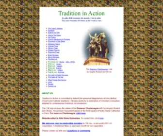Traditioninaction.org(Tradition In Action @) Screenshot