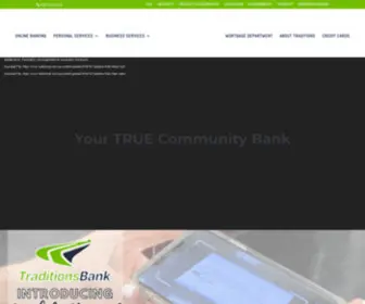 Traditionsal.com(Traditions Bank) Screenshot
