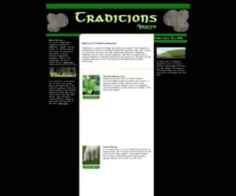 Traditionsmagazine.com(Traditions) Screenshot