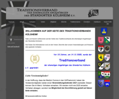 Traditionsverband-Kuelsheim.de(Startseite) Screenshot