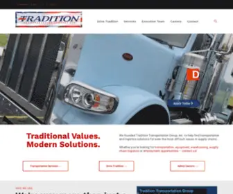 Traditiontrans.com(Modern Transportation and Logistics Solutions) Screenshot