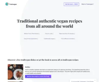 Tradivegan.com(Traditional authentic vegan recipes from all around the world) Screenshot
