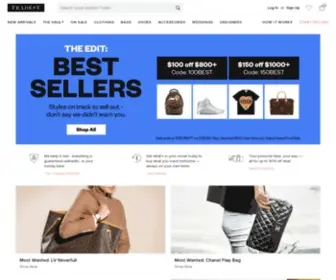 Tradsey.com(Buy & Sell Designer Bags) Screenshot