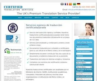 Traduccionjurada.co.uk(Traducción) Screenshot