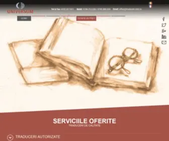 Traduceri-Text.ro(Centru Traduceri Universum Iasi) Screenshot