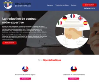 Traduction-DE-Contrat.net(Bienvenue sur le site) Screenshot