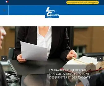 Traduction-Liberty.com(Liberty Consulting Traduction) Screenshot