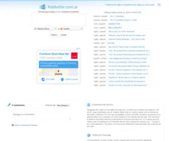 Traductor.com.ar(Traductor inglés español) Screenshot