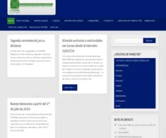Traductoreslaplata.org(Inicio) Screenshot
