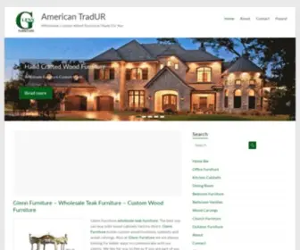 Tradur.com(Wholesale Teak Furniture) Screenshot